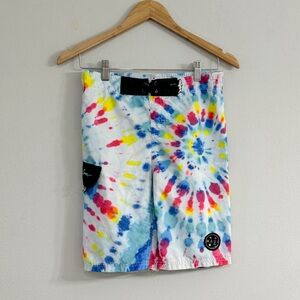 Maui & Sons Boys Tie Dye Board Shorts